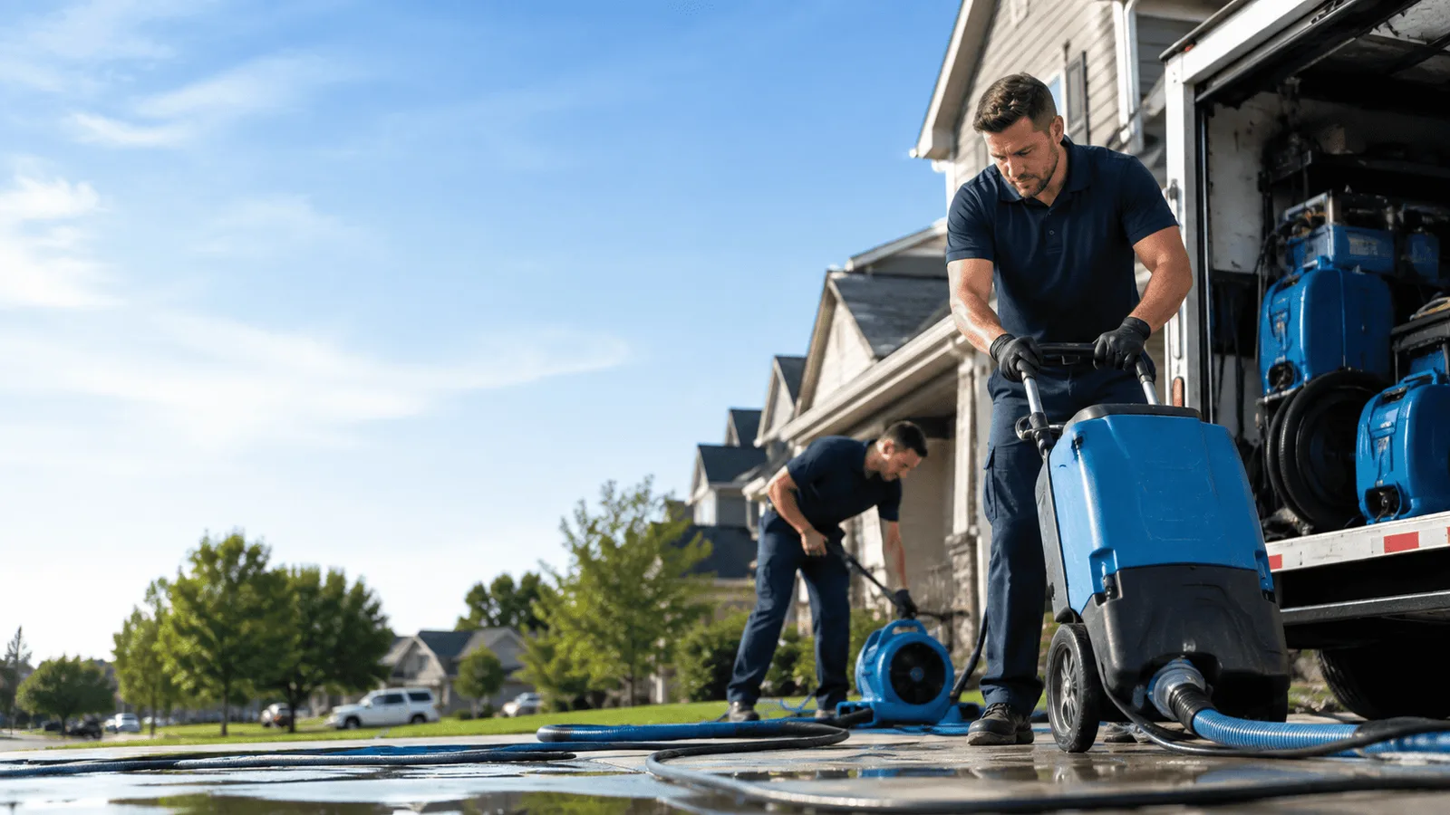 Dehumidification being performed in Paullina, IA